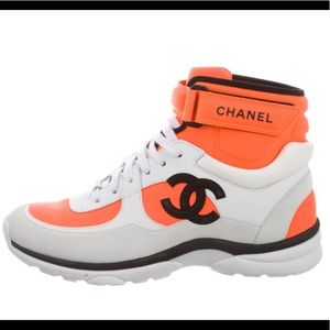 chanel see thru sneakers